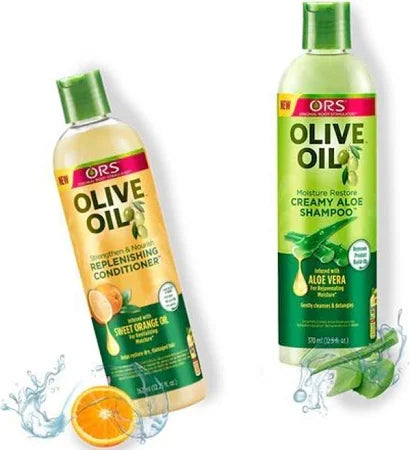 ORS Aloe Shampoo And Replenshing Conditioner Duo 12.25 oz