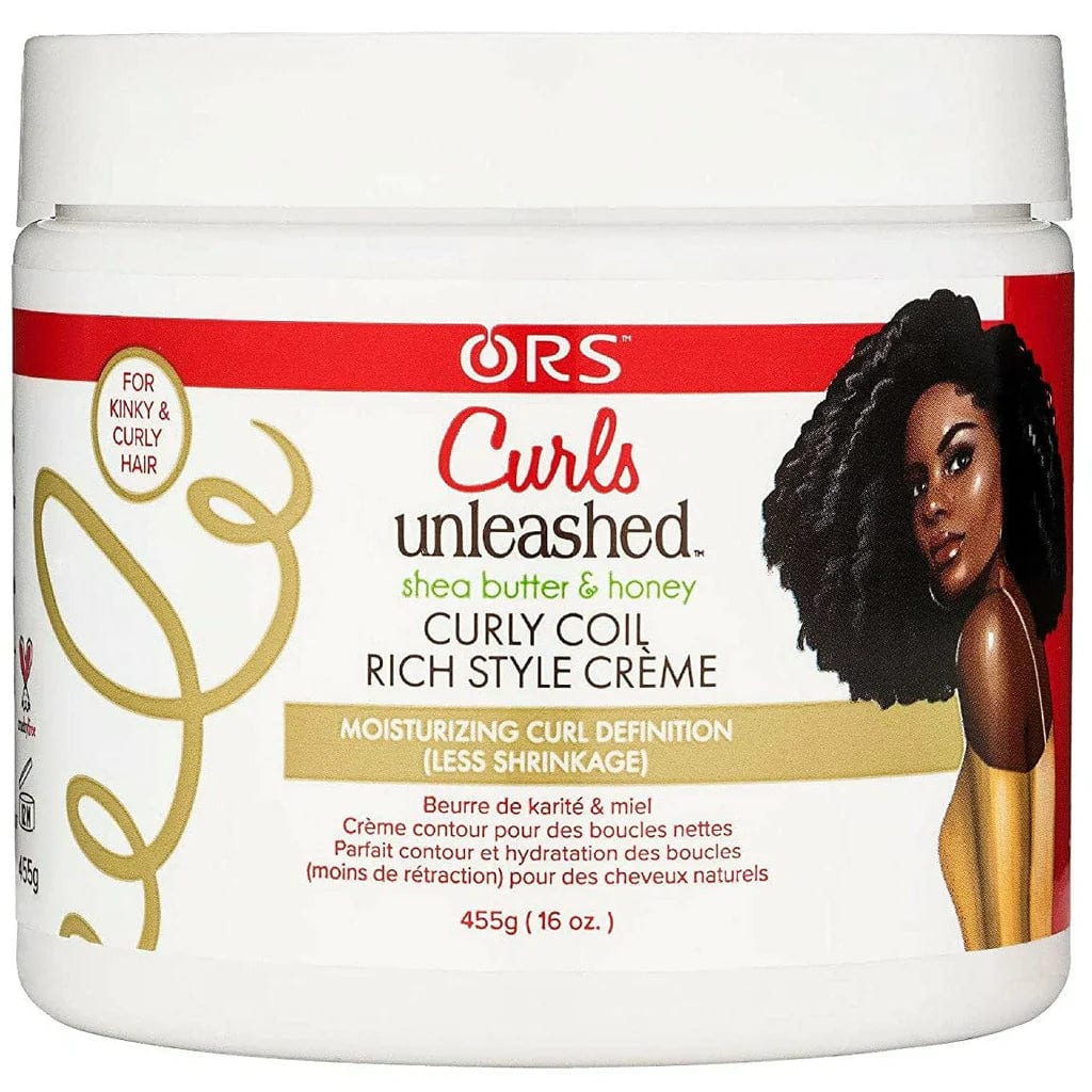 ORS Curls Unleashed Shea Butter and Honey Rich Style Creme 16 OZ