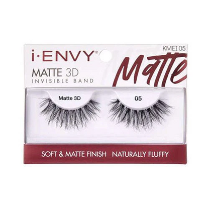 Kiss i-Envy Matte 3D Invisible Band Strip Lashes