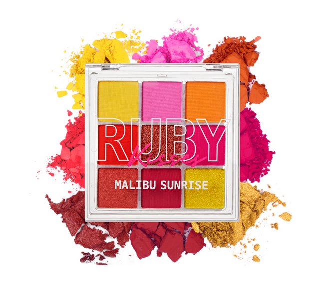 Ruby Kisses Makeup Palette Malibu Sunrise Single RMPS18