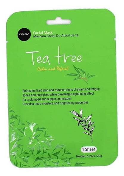 Celavi Beauty and Cosmetics Collagen Hydration Facial Face Sheets Masks, 0.74 oz 12 Count