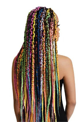 RastAfri Freed'm Silky Braid 48" Pre-Stretched Braiding Hair Extensions