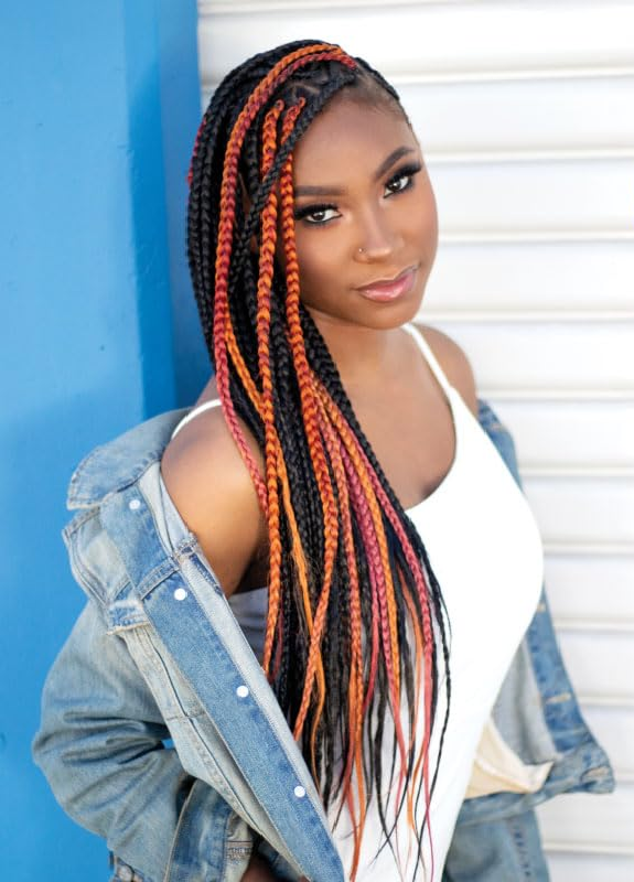 RastAfri Freed'm Silky Braid 48" Pre-Stretched Braiding Hair Extensions