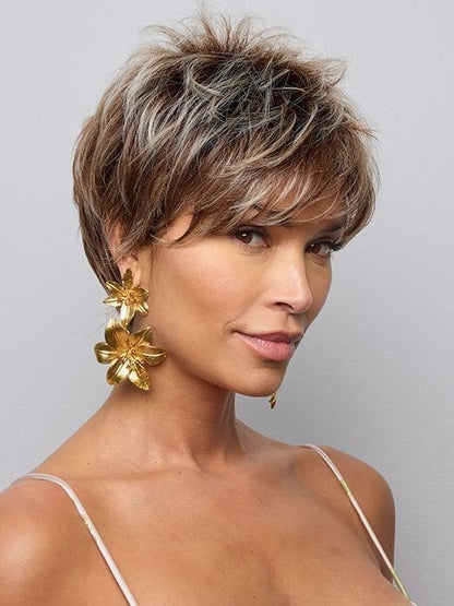 Noriko Rin Heat-Friendly Synthetic Wig - Short Textured Pixie Lace Front (1730)
