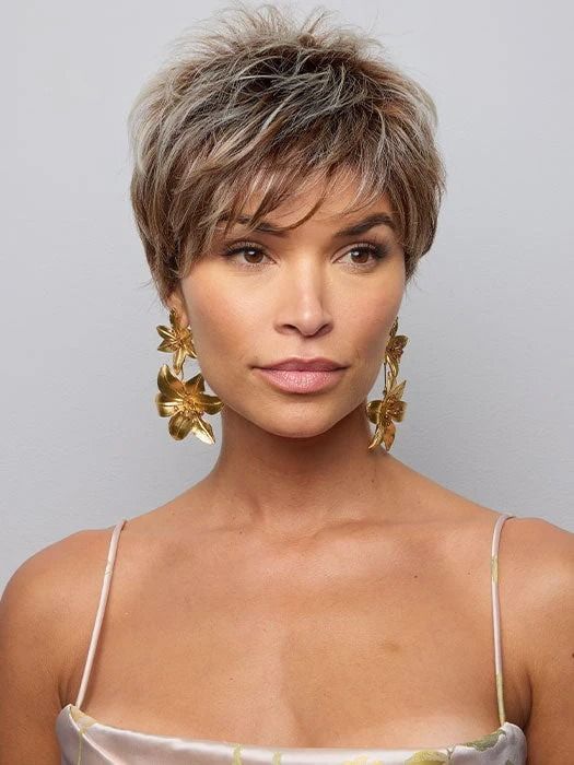 Noriko Rin Heat-Friendly Synthetic Wig - Short Textured Pixie Lace Front (1730)