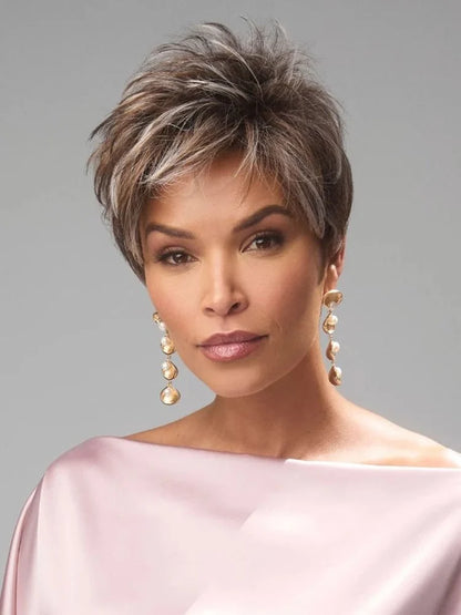 Noriko Rin Heat-Friendly Synthetic Wig - Short Textured Pixie Lace Front (1730)