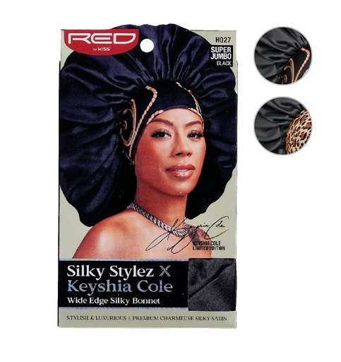 Red by Kiss Silky Stylez Wide Edge Silky Bonnet Super Jumbo HQ
