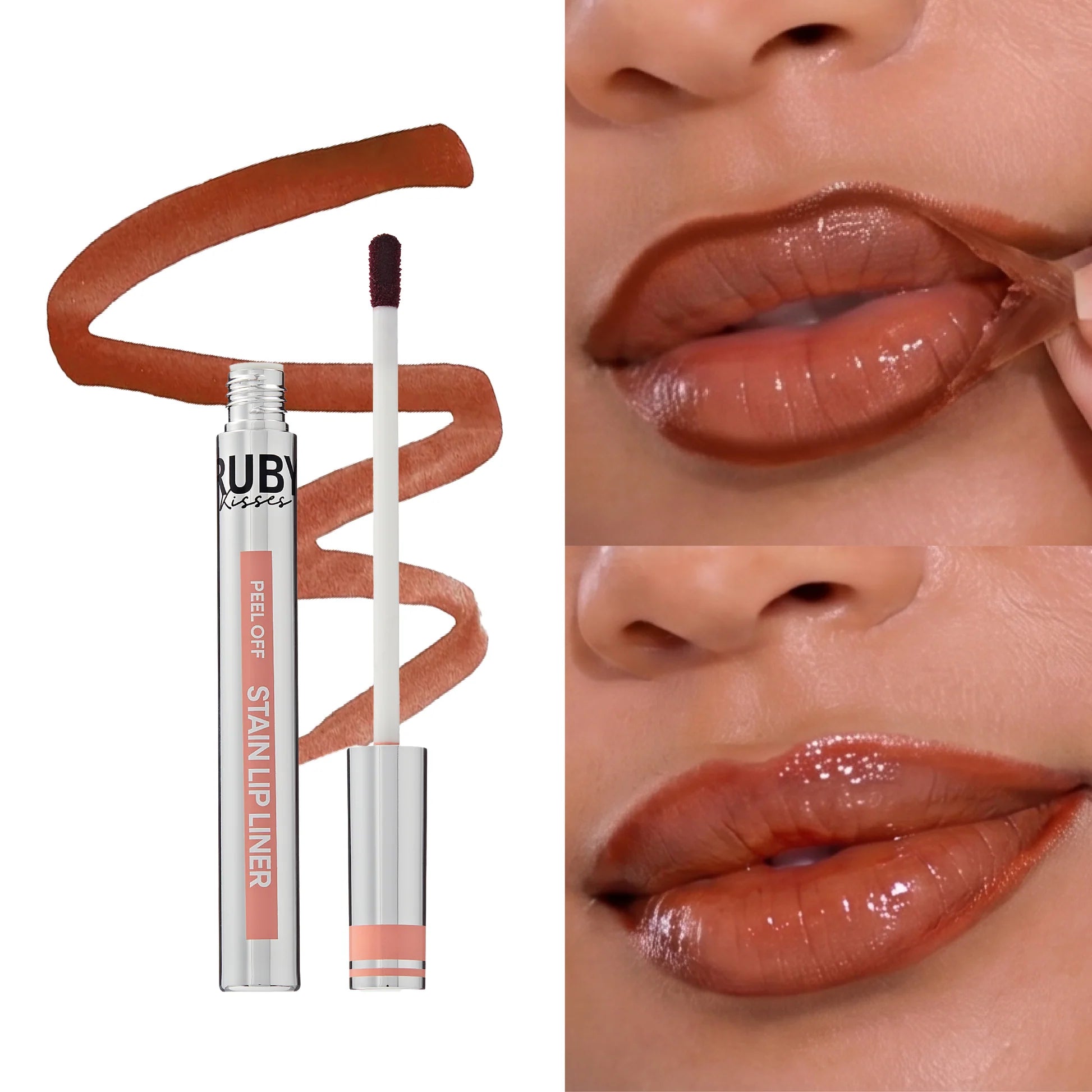Ruby Kisses Peel Off Stain Lip Liner