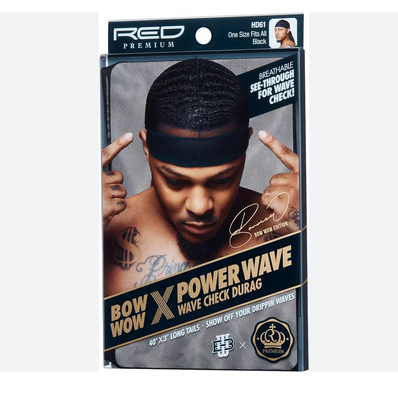 Red by Kiss Bow Wow X Power Wave Wave Check Durag HD