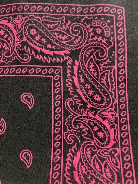 Bandana Black/Pink (1DZ)