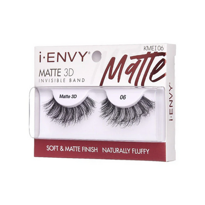 Kiss i-Envy Matte 3D Invisible Band Strip Lashes