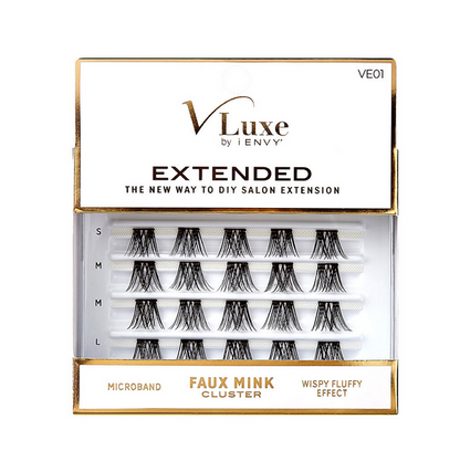 VLuxe Extended Collection Lash Extension Clusters
