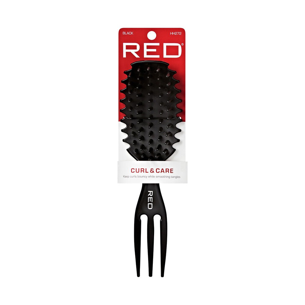 Red Curl & Care Detangle Brush