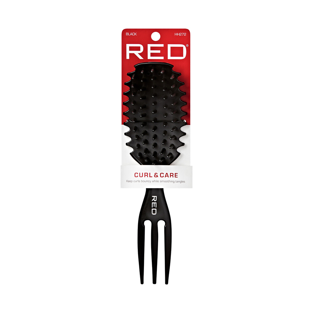Red Curl & Care Detangle Brush