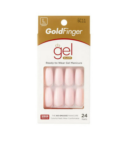 Gold Finger Gel Glam Ready-to-Wear Gel Manicure Kit GC