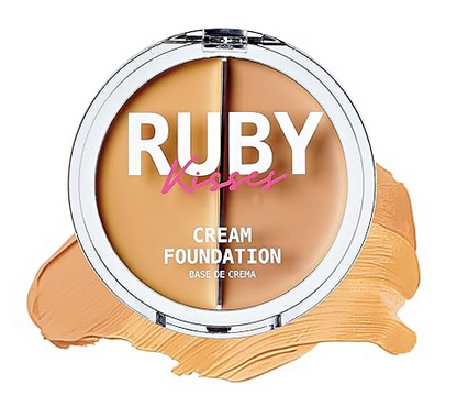 Ruby Kisses 3D Face Creator 2 Color Cream Foundation Concealer -RDF