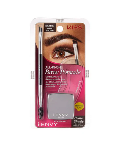 Kiss I.Envy All-In-One Brow Pomade - KBPM