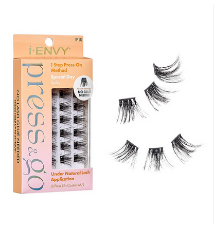 i-Envy Press & Go Press On Cluster Lashes 18 Pack
