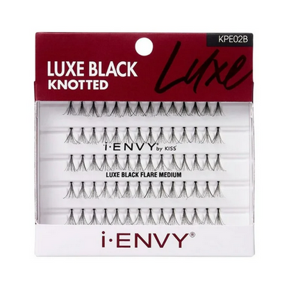 Kiss i-Envy Luxe Black Knotted Individual Lashes