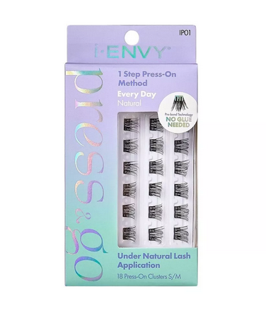 i-Envy Press & Go Press On Cluster Lashes 18 Pack