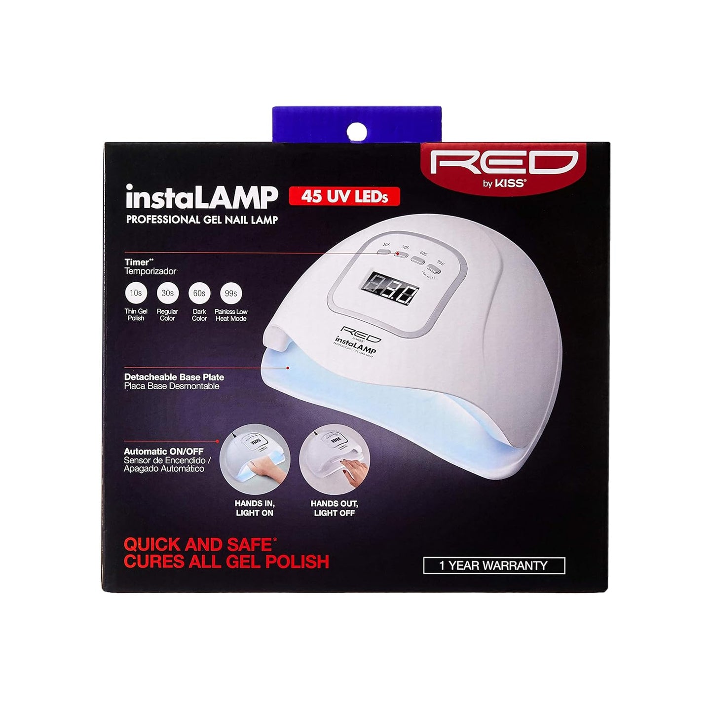 Red Professional Gel Polish LED Lamp UV01