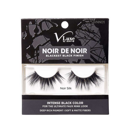 Kiss iEnvy V-Luxe Noir De Noir Collection Strip Lashes