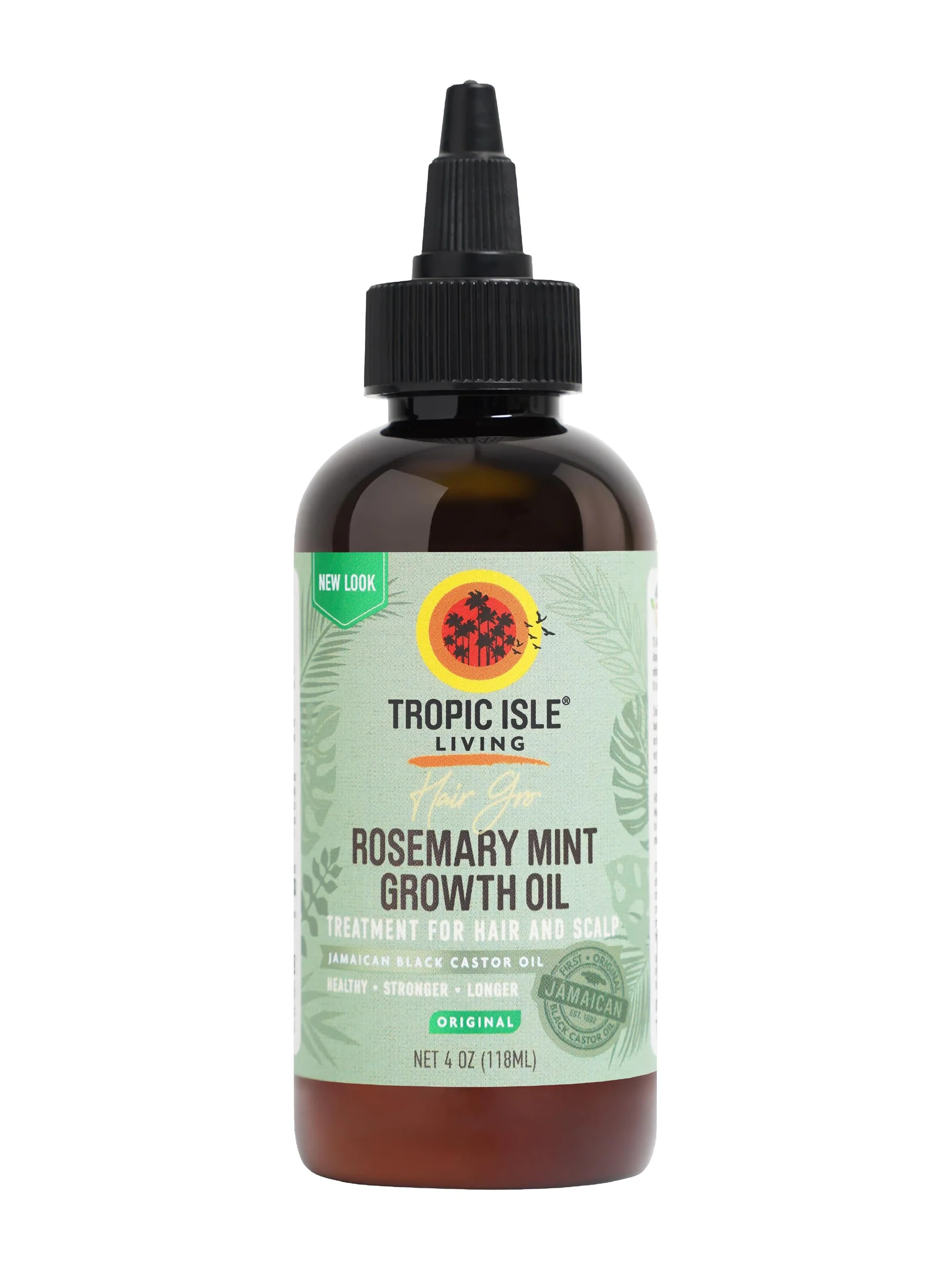 Tropic Isle Living Rosemary Mint Growth Oil 4oz HGR12B