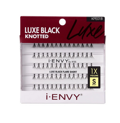 Kiss i-Envy Luxe Black Knotted Individual Lashes