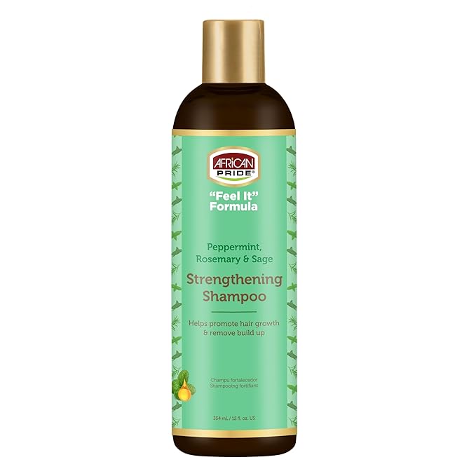 African Pride Peppermint Rosemary Sage Shampoo 12 oz