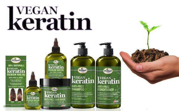 Difeel Vegan Keratin Shampoo & Conditioner Combo Packet