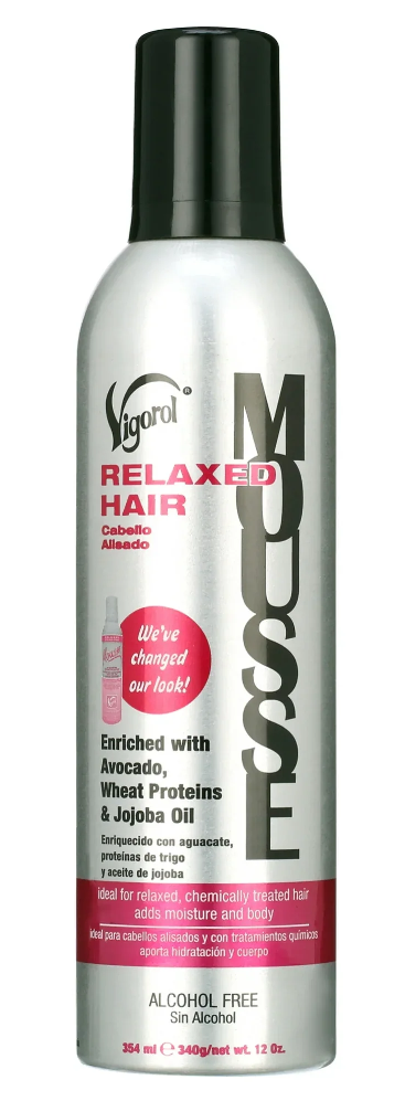 Vigorol Relaxed Hair Mousse 12 oz
