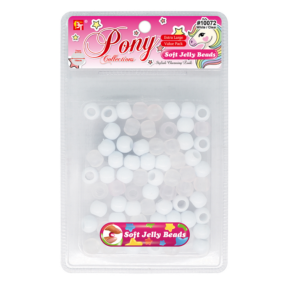 Beauty Town Extra Large Soft Jelly Round Beads