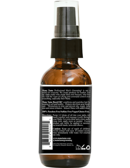 Mane Tame Professional Men's Grooming Beard Oil 2 oz