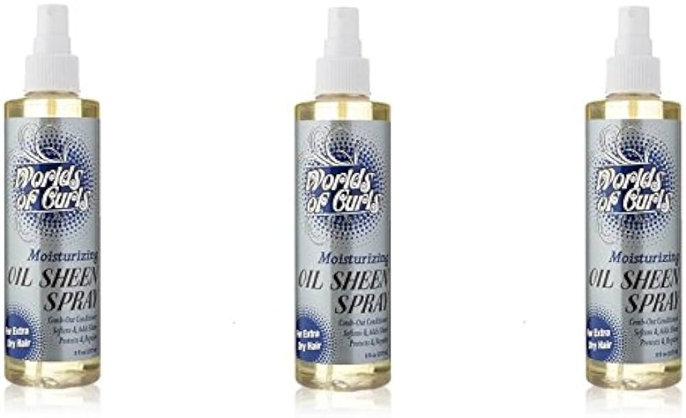 Worlds of Curls Moisturizing Oil Sheen Spray 8 oz