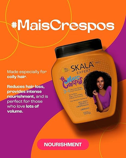 Skala Mais Crespos 2 in 1 Treatment + Leave In 35.2 oz