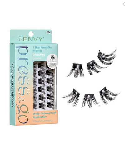 i-Envy Press & Go Press On Cluster Lashes 18 Pack