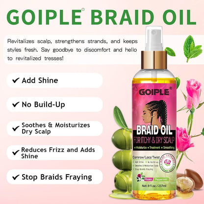 Goiple Braid Oil Spray 8 oz