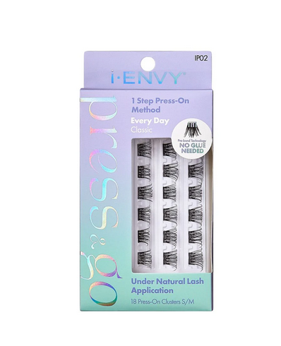 i-Envy Press & Go Press On Cluster Lashes 18 Pack