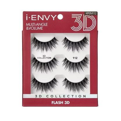 Kiss i-Envy 3D Collection Strip Eyelash Value Multi-Pack