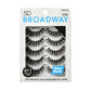 Broadway Eyes 5D Strip Lashes 5 Pair Multipack