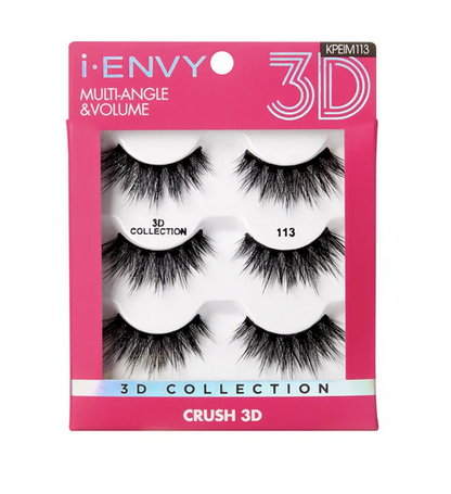 Kiss i-Envy 3D Collection Strip Eyelash Value Multi-Pack