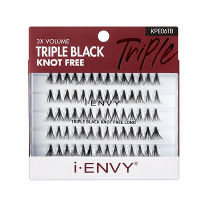 Kiss i-Envy Knot Free 3X Black Volume 70 Individuals Lashes