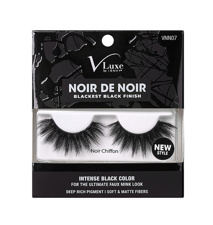 Kiss iEnvy V-Luxe Noir De Noir Collection Strip Lashes