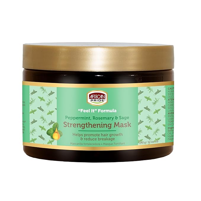 African Pride Peppermint Rosemary Sage Mask 12 oz