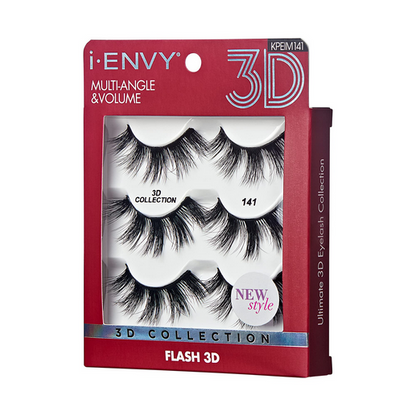 Kiss i-Envy 3D Collection Strip Eyelash Value Multi-Pack