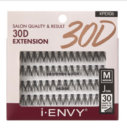 Kiss i-Envy Lash Extension Cluster