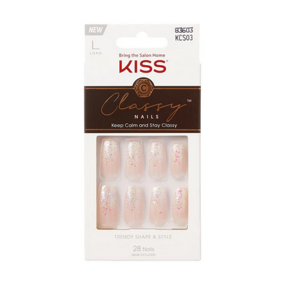 Kiss Classy Collection Long Length Nails 28 ct KCS