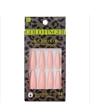 Gold Finger Gel Glam Ready-to-Wear Gel Manicure Kit GC