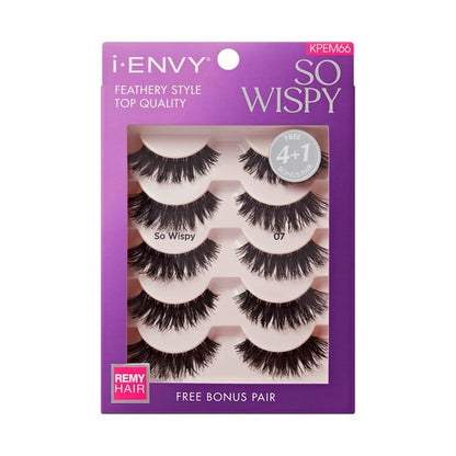 Kiss i-Envy So Wispy Strip Lashes Multi Pack