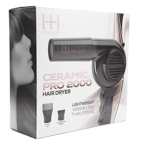 H&H Ceramic Pro-2000 Dryer Black 5855